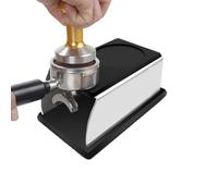Nikou Nero Acciaio Inox Antiruggine Caffè Tamper Base Stand Rack Pressa Caffè Tamper Supporto, Accessori da Bar per Macchine Portafiltro per Espresso