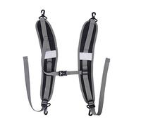 Nikou Nylon resistente tracolla regolabile cinghie cinghie accessori per la riparazione parti (nero)