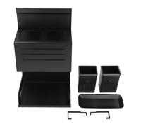 Nikou Organizzatore di rack per spezie a parete Creative Elegante design in alluminio Spazio su sterza