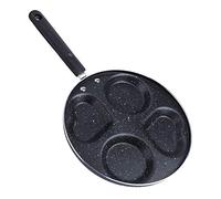Nikou Padella multifunzione a quattro fori, antiaderente, 24,5 cm, utensili da cucina per uova, pancake e salsicce