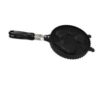 Nikou Padella per waffle a forma di pesce, padella Taiyaki in alluminio su entrambi i lati, per spuntini domestici, riscaldamento uniforme, macchina per waffle a forma di pesce, ideale per pancake