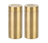 Nikou Pepper Shaker- 2Pcs Acciaio Inossidabile Spezie Agitatori di Sale e Pepe Set Vasetto di condimento Bottiglia per Zucchero Domestico Cucina Domestica