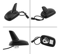 Nikou Antenna auto - Antenna pinna di squalo Antenna universale Antenna del segnale radio FM con antenna adesiva per VW e Skoda