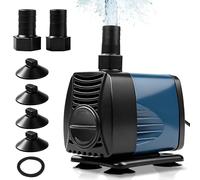 Nikou Pompa Acquario 40W 3000L/H, Sommergibile Silenziosa Pompa Acqua Anfibio Sommersa Mini Laghetto Pompe Con Cavo 1.8m, per Fontane Pesce Serbatoio Stagno