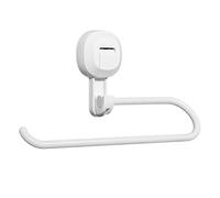 Nikou Porta carta igienica da cucina con ventosa, porta rotolo da cucina riutilizzabile senza foratura, per rotoli di carta igienica