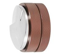 Nikou Pressino per caffè in acciaio inox a base piatta, 51 mm, strumento di pressatura della polvere per casa e caffetteria, livellatore per distributori di caffè, strumento per pressare il caffè