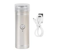 Nikou Rasoio per peli del naso, rotazione a 360 gradi, design muto, rasoio compatto ricaricabile, macchina da barba da viaggio, rasoio per uomo, strumento per la rasatura dei capelli