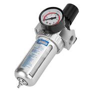Nikou Regolatore Compressore-Regolatore Filtro Trappola per Acqua con compressore d'Aria BSP 1/2"con connessione di Montaggio