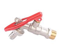 Nikou Rubinetto Lucchetto- Anti-invecchiamento Guarnizione 1/2"Filetto Rubinetto Lucchetto Ottone Lucchettabile Resistenza Alla Corrosione Casa Giardino Esterno Strumento Risparmio Idrico