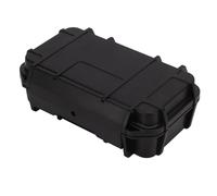 Nikou Scatola impermeabile a doppio strato, resistente agli urti e alla pressione, per esterni, Wilderness Survival Organiser doppia custodia impermeabile (nero)