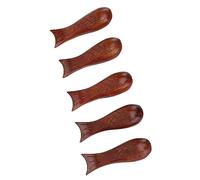 Nikou Scolapiatti con coperchio, grande capacità, 48,3 x 27,9 x 33 cm, robusto e versatile scolapiatti per piatti da cucina, marrone, include 5 supporti in legno a forma di pesce per bacchette