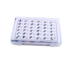 Nikou Sensor Modules Kit, Kit di Moduli Sensore 37 in 1 Definitivo per Utenti MCU Education con Scatola Comodo Spazio di Archiviazione