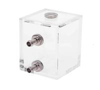 Nikou Serbatoio dell'acqua di Raffreddamento, Serbatoio a Pompa Acqua da 200 ml Radiatore di Raffreddamento in Acrilico Trasparente, Cooler Serbatoio per Computer PC CPU Water Block