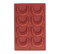 Nikou Set da 10 pezzi per torta lunare in acciaio inox, a forma di cuore, stampi per biscotti e biscotti, 8 fori 3D per pasticceria domestica, utensili da forno fai da te