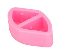 Nikou Set di 12 stampi rotondi portatili per biscotti, in acciaio inox, per mousse e torte, strumenti per pasticceria in silicone, include stampi da forno per formaggio e anello, rosa