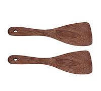 Nikou Set di 2 palette per riso in legno, spatola da cucina per mescolare e servire riso, design smussato, ideale per cuociriso, lunghezza 29 cm