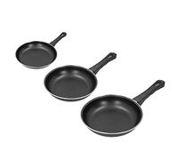 Nikou Set di 3 padelle, mini pentole antiaderenti per fornelli a induzione e fornelli a gas, utensili da cucina, set di padelle, utensili da cucina per la casa