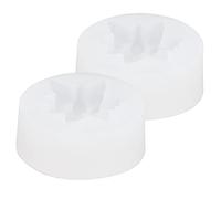 Nikou Set di 3 stampi in silicone per cubetti di ghiaccio, mini forme geometriche, 2 pezzi in silicone per aromaterapia fai da te, cottura, chote, sapone, artigianato, utensili da cucina