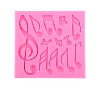 Nikou Stampi Pizzo in Silicone- da -60a + 200 ° Multi Music Note Pizzo Stampo in Silicone Stampo Fondente Mat Strumento per Decorare Torta Resistenza alle Alte Temperature