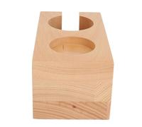 Nikou Stazione di pressino per caffè in legno, base stabile impedisce lo scivolamento, supporto per caffè domestico, adatto per manomissione da 51 mm, stazione porta manomissione caffè