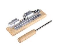 Nikou Strumento per schiacciare le noci, Noce Cracker Dado Strumento Apri Utensili da Cucina Meccanici Desktop Base in Legno E Manico