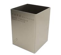 Nikou Supporto in acciaio inox, contenitore per bevande, portaposate per negozio di bevande, bar, ristorante, colore argento, design