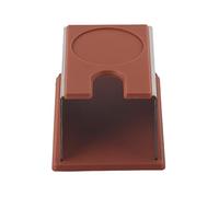 Nikou Supporto per manomissione caffè, in acciaio inox con tampone in silicone, supporto per pressatura del caffè in polvere, 11,4 x 11,4 x 6,3 cm