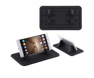 Nikou Supporto per Telefono in Silicone per Auto, Porta Cellulare Auto | PoggiaTelefono da Cruscotto, Parabrezza Gel Universale, Antiscivolo Adsorbimento, per Telefoni da Meno di 7 Pollici