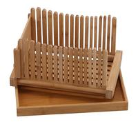 Nikou Tagliapane in ABS, pieghevole, regolabile, per pane fatto in casa, con tagliere e guida per affettare, ideale per panetteria domestica