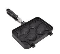 Nikou Taiyaki - Stampo per torte a forma di pesce, antiaderente, per cottura a nido d'ape, 30,5 x 18,5 cm, ideale per la cottura casalinga