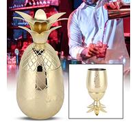 Nikou Tazza da cocktail in acciaio inox, strumento per bicchieri da bar, contenitore per bevande, capacità 283,5 g, ideale per cocktail, vino e forniture da bar