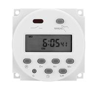Nikou Timer Digitale CN101A, Mini Interruttore Timer LCD Programmabile con Controllo Microcomputer ad Alta Precisione DC 12V Anti-Interferenza