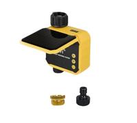 Nikou Timer per irrigazione solare WiFi, timer per acqua con telecomando intelligente, controller automatico programmabile per esterni o irrigazione del prato da giardino (1 presa)