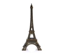 Nikou Torre Eiffel, Architettonica Tonalità Bronzo Parigi Torre Eiffel Figurine Statue Vintage Modello in Lega Decor, Decorazione per Casa, Scrivania (25cm)