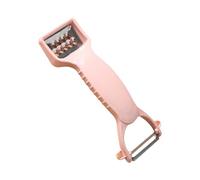 Nikou Utensile multifunzione per affettare verdure, in acciaio inox, trituratore per patate e carote, pelapatate a doppia faccia per cucina, efficiente taglia cetrioli e frutta