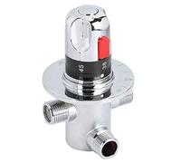 Nikou Valvola di controllo della temperatura di miscelazione dell'acqua calda/fredda in ottone, 1 pezzo per scaldabagno domestico, valvola miscelatore tatic per doccia, design, facile installazione