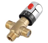 Nikou Valvola miscelatrice termostatica - Valvola miscelatrice termostatica in ottone Temperatura acqua Bacino Controllo termostato