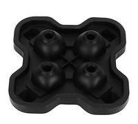 Nikou Vassoio per ghiaccio a forma di teschio a 4 griglie, gelato in silicone alimentare per cucina estiva, ghiaccio fai da te, utensili da cucina, BPA-