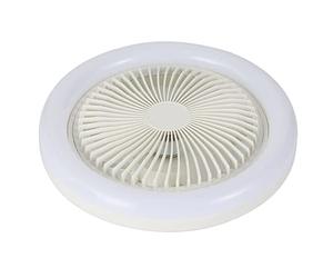Nikou Ventilatore da Soffitto, Lampada Lampadario LED Multifunzionale Casa Piccolo E27 30W Silenzioso Regolabile per Camera dei Bambini Camera da Letto 85-265V