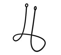 Nikovoke Cordino per tappi per le orecchie, cavo di collegamento per tappi auricolari in silicone per auricolari staccabili, cinghia flessibile resistente alla trazione per auricolari 47 cm