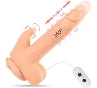 Nikttag Vibratoreper-Donna-Punto-G-Squirting Telecomando Realistico Dildo XXL Sex-Toyscop-Donna Uomo Plug-Analesex-Toys Butt Vibrante Sex toys Sexy-Shop-Hot-Oggetti Vibratori, 1.o unità