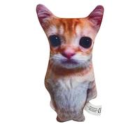 Niktule El Gato Gatto Ripieno - Simpatico Cartone Animato stimolante Bambola Gattino Gatti,Bambola dei Gattini dei Cartoni Animati, Bambola Regalo farcita, Cuscino per Dormire