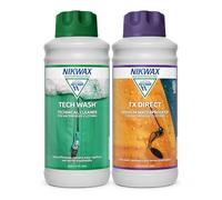 Nikwax And, Tech TX.Direct Wash-in è Facile da Usare, Sicuro, detergente ad Alte Prestazioni e Impermeabile per Indumenti umidi. Unisex-Adulto, Blu, 1 Litre x 2