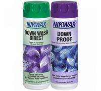 Impregnanti Nikwax Down wash direct + Down Proof 2x 300ml