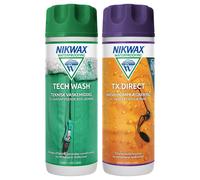 Nikwax Tech Wash + TX Direct Wash-In, 2x300ml 2x300ml Sampak