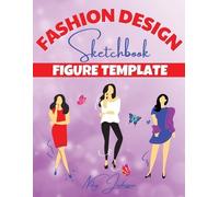 Niky Jadesson Fashion Design Sketchbook Figure Template (Tascabile)