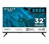 Nilait Prisma 32FD7004SVIOS 32" Smart TV LED Full HD, Sistema VIDAA, WiFi, DVB-T2/S2, USB e HDMI, Televisore compatto (32, Pollici)