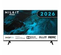 Nilait Prisma Smart TV 32 Pollici LED Full HD, WebOS, WiFi, HDR, DVB-T2/S2, Televisore Smart 32” Compatto per Casa e Camera