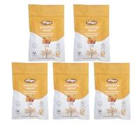 Nilaqua No Rinse Shampoo Wrap_il primo tappo per shampoo biodegradabile al mondo, 100% bambù biodegradabile, shampoo senza risciacquo, fragranza piacevole, latte d'avena e miele, confezione da 5