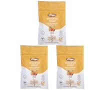 Nilaqua No Rinse Shampoo Wrap_il primo tappo per shampoo biodegradabile al mondo, 100% bambù biodegradabile, shampoo senza risciacquo, fragranza piacevole, latte d'avena e miele, confezione da 3